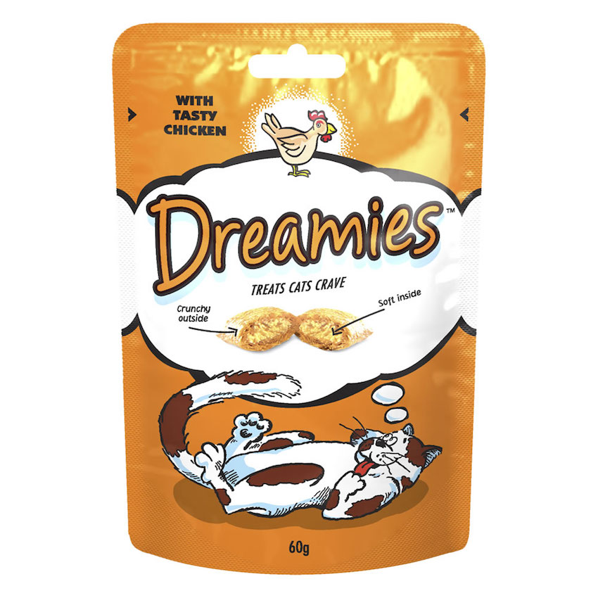 Dreamies Cat Treat Chicken 60g