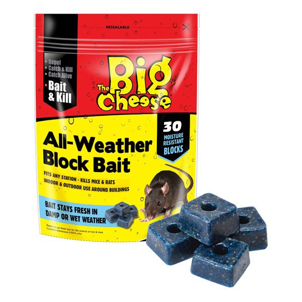 the big cheese all weather block bait 30 blocks x 10g c73