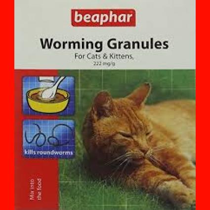 worming granules for cats