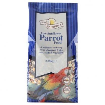 Harrisons Low Sunflower Parrot Food 2.25kg Animal Kingdom Jersey