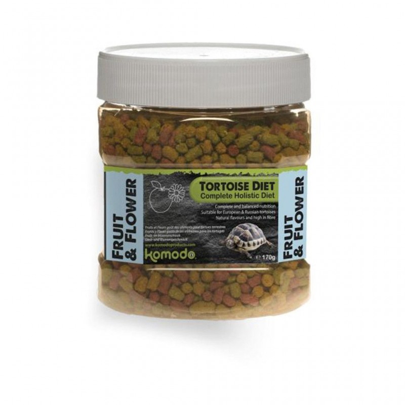 komodo tortoise food fruit and flower