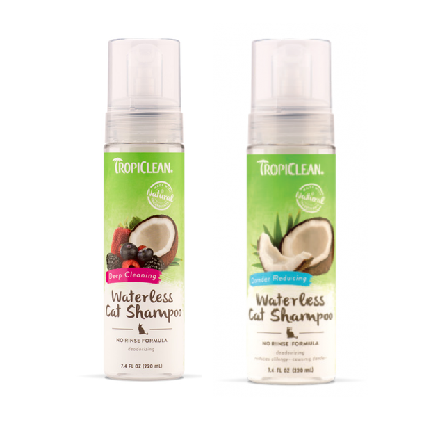 tropiclean waterless shampoo
